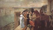 Edgar Degas Semiramis Building Babylon (mk06) oil painting artist